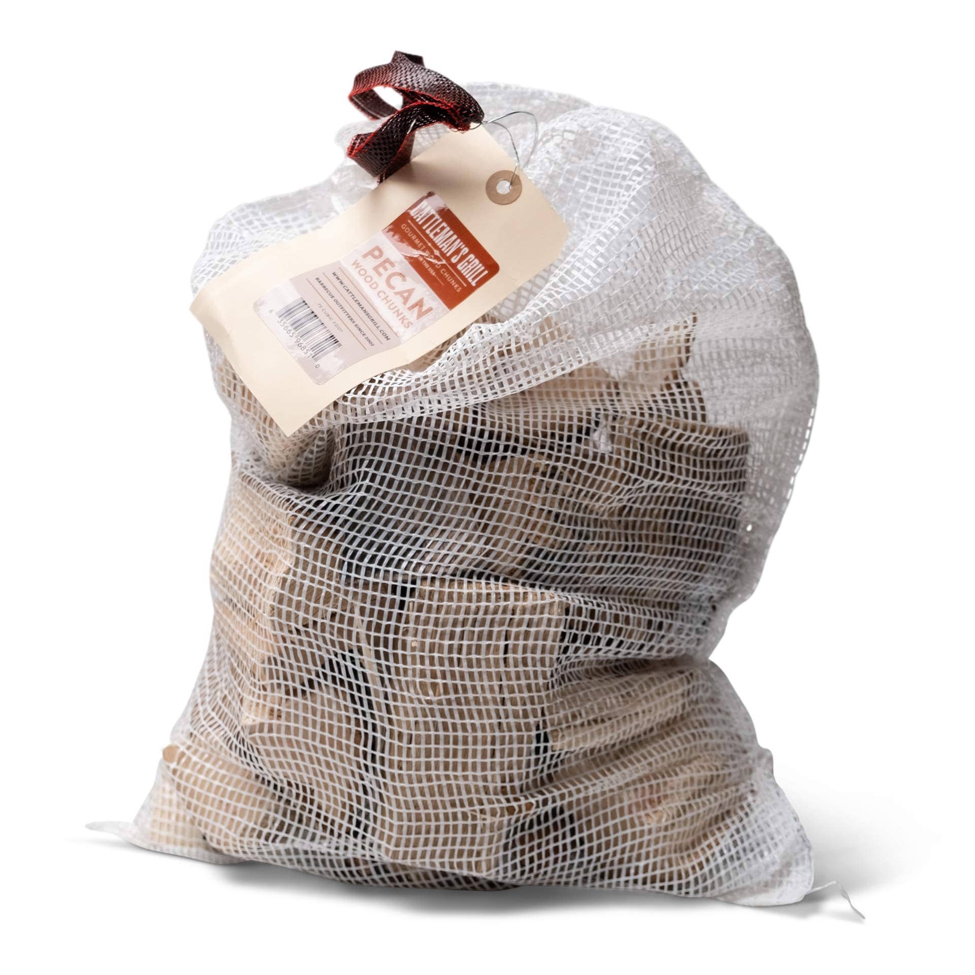 Pecan Wood Smoking Chunks for BBQ Grills & Smokers