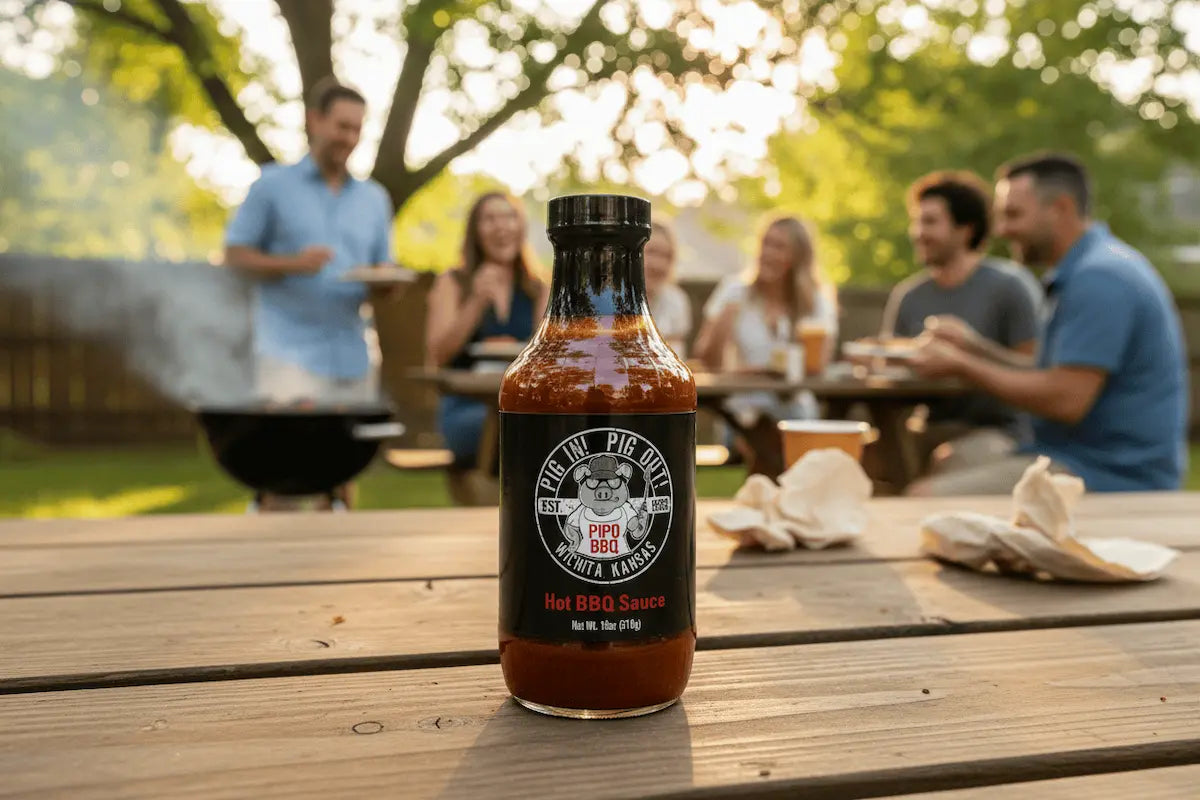 Pig In! Pig Out! Hot BBQ Sauce Condiments & Sauces 12039600