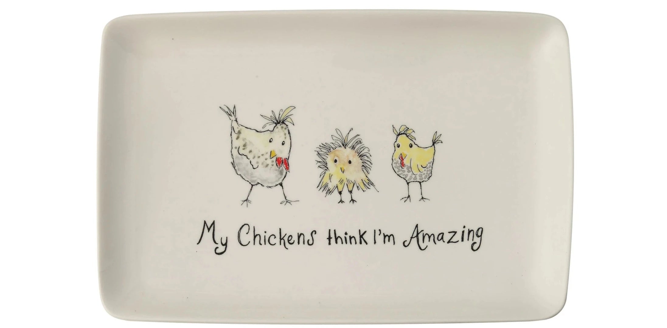 Platter with Chickens and Saying, 2 Styles Style 1 12044613