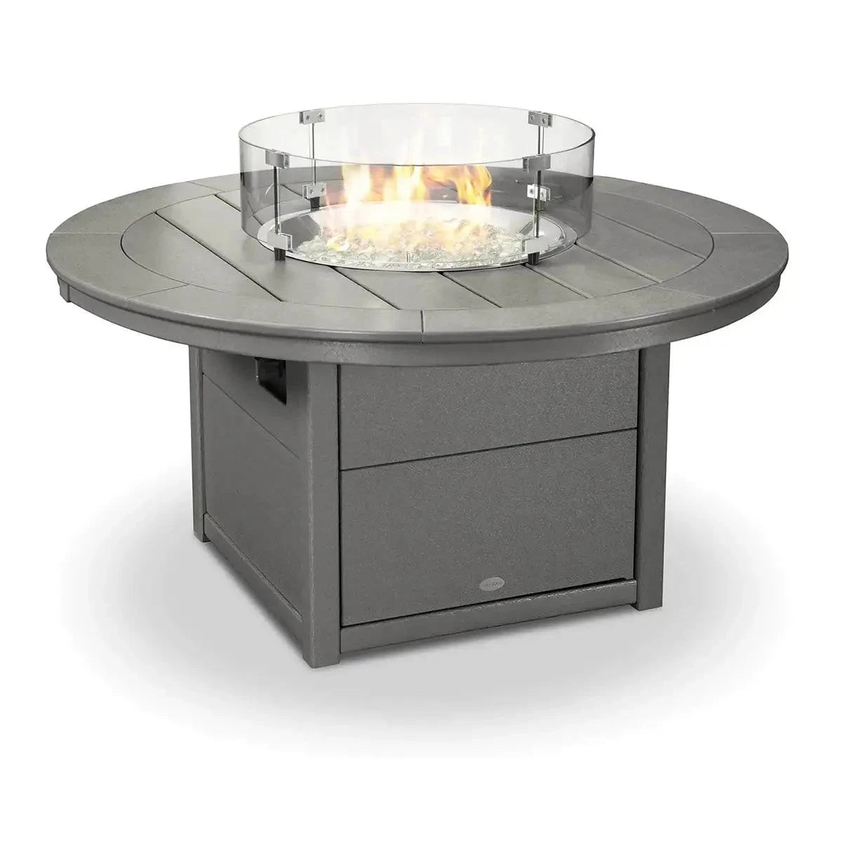POLYWOOD Fire Table with Round 48