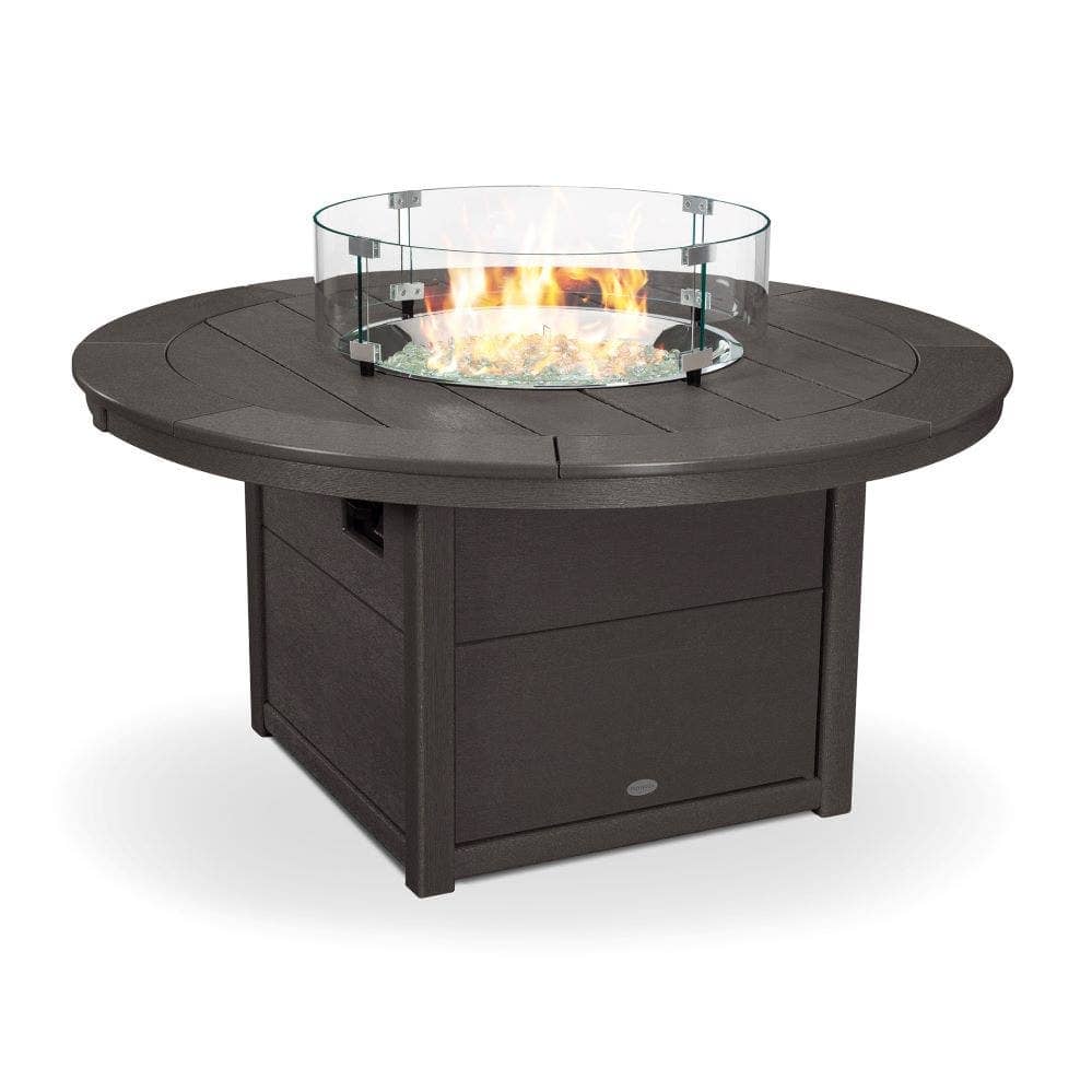 POLYWOOD Round 48" Fire Pit Table