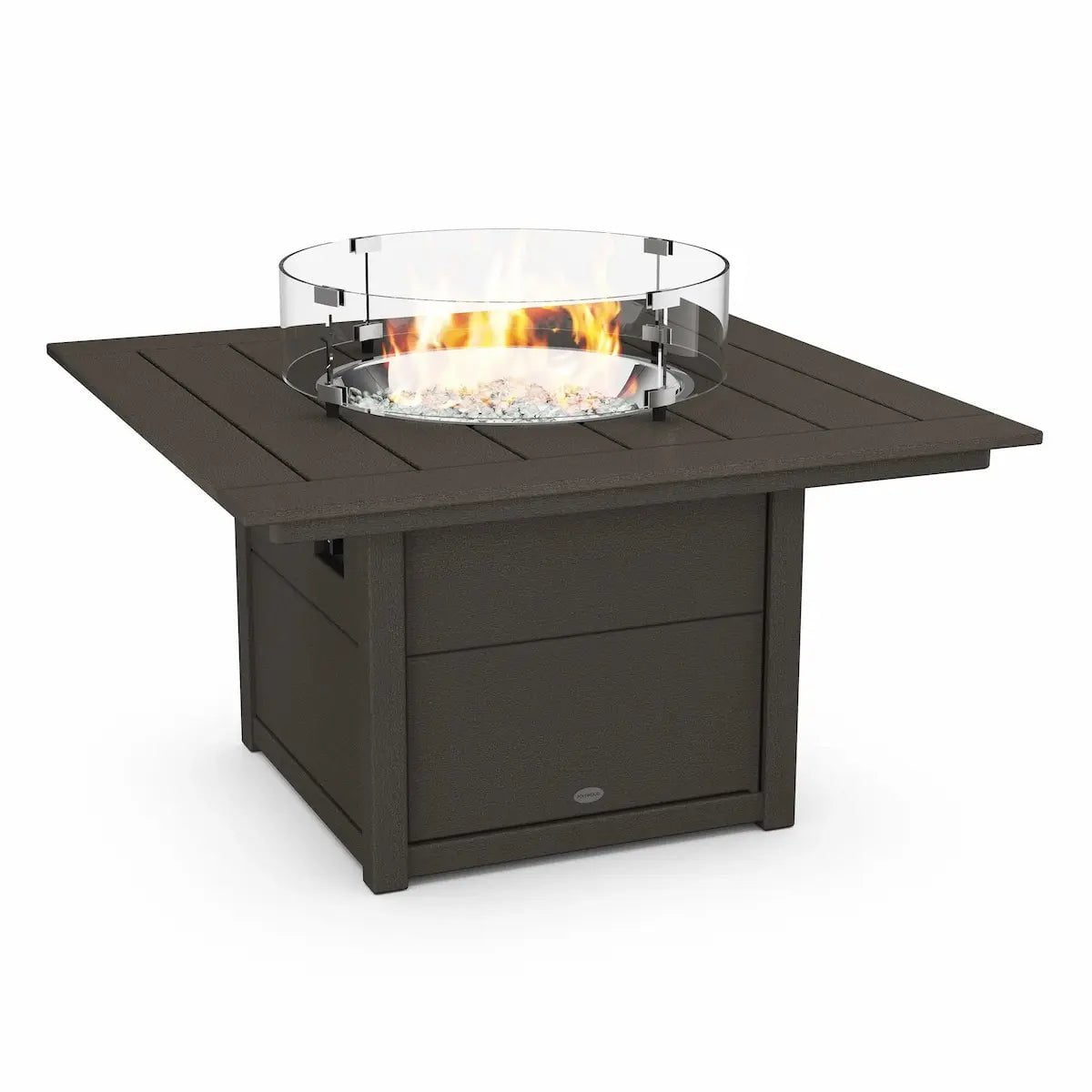 POLYWOOD Fire Table with Square 42