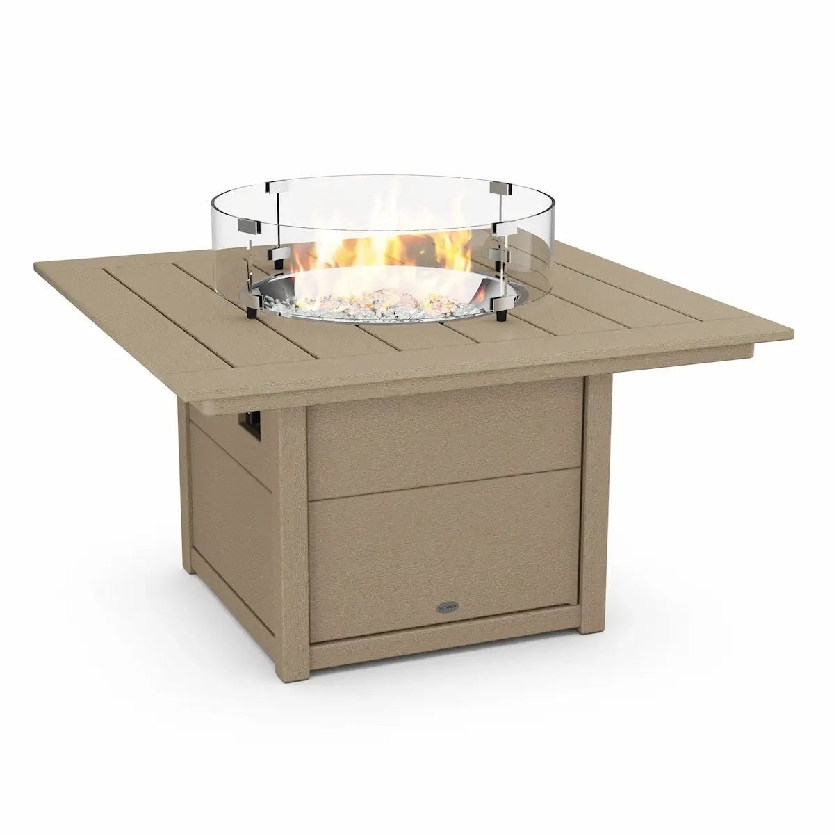 POLYWOOD Fire Table with Square 42