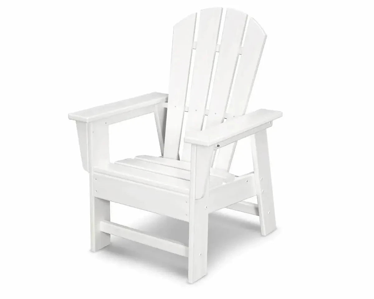 POLYWOOD Kids Casual Adirondack Chair Outdoor Chairs White 12031524