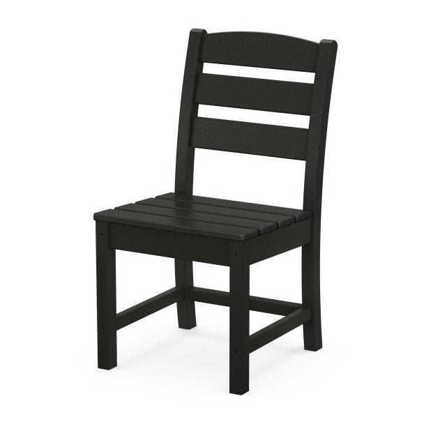 POLYWOOD Lakeside Dining Side Chair in Black Outdoor Chairs 12039483