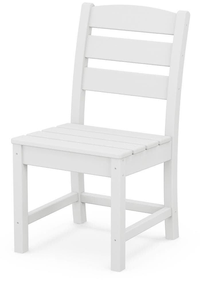 POLYWOOD Lakeside Dining Side Chair in White Outdoor Chairs 12034478