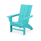 POLYWOOD Modern Curveback Adirondack Chair Outdoor Chairs Aruba 12037902
