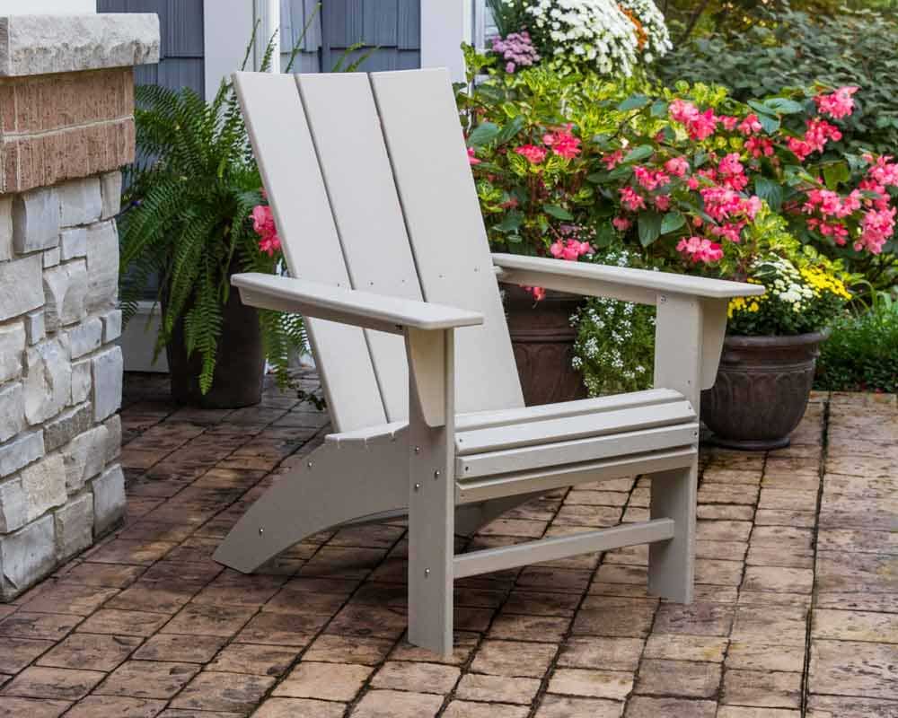 POLYWOOD Modern Curveback Adirondack Outdoor Chairs