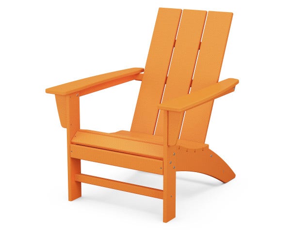 POLYWOOD Modern Straightback Adirondack Chair