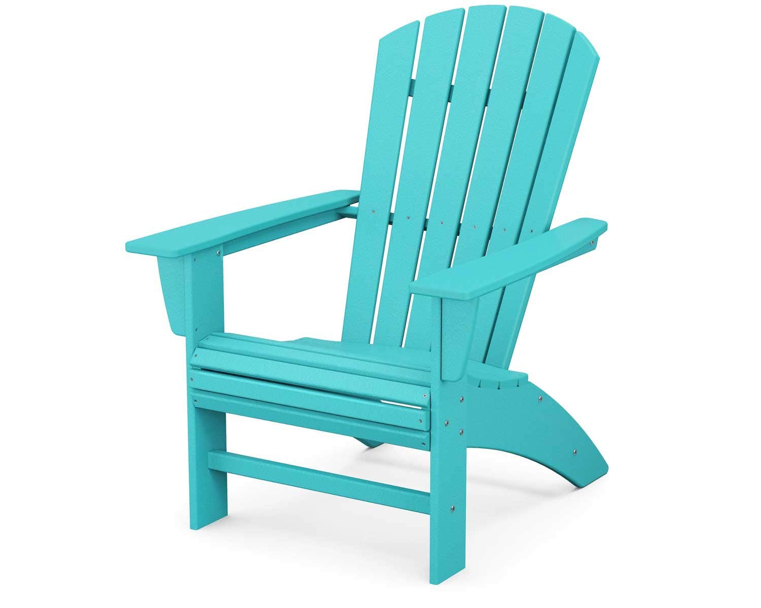 Polywood Nautical Curveback Adirondack Outdoor Chairs Aruba 12037835
