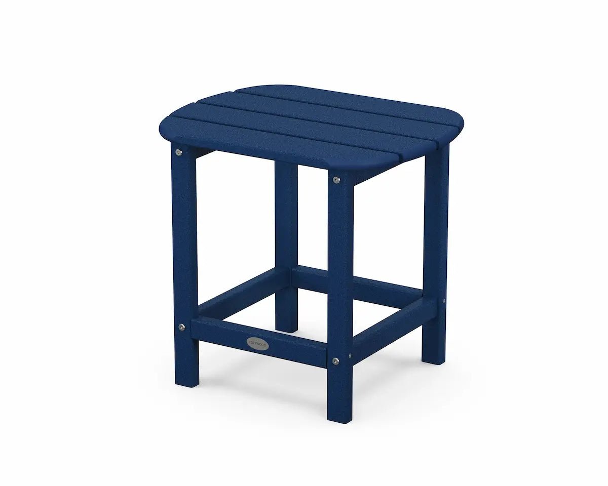 POLYWOOD South Beach 18" Side Table Outdoor Tables Navy 12041633
