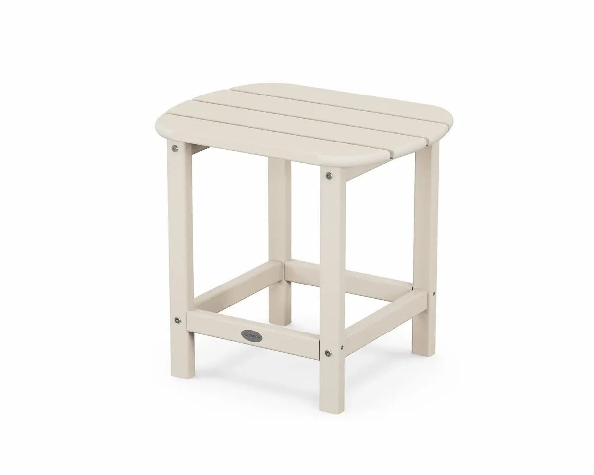 POLYWOOD South Beach 18" Side Table Outdoor Tables Sand 12038529
