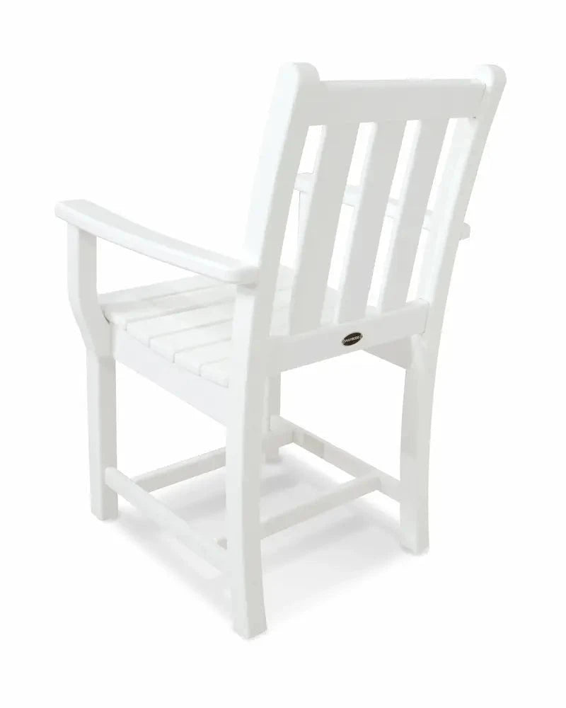 POLYWOOD Traditional Garden Dining Arm Chair Outdoor Chairs