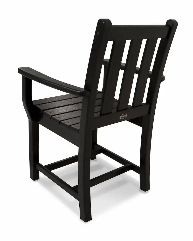 POLYWOOD Traditional Garden Dining Arm Chair Outdoor Chairs