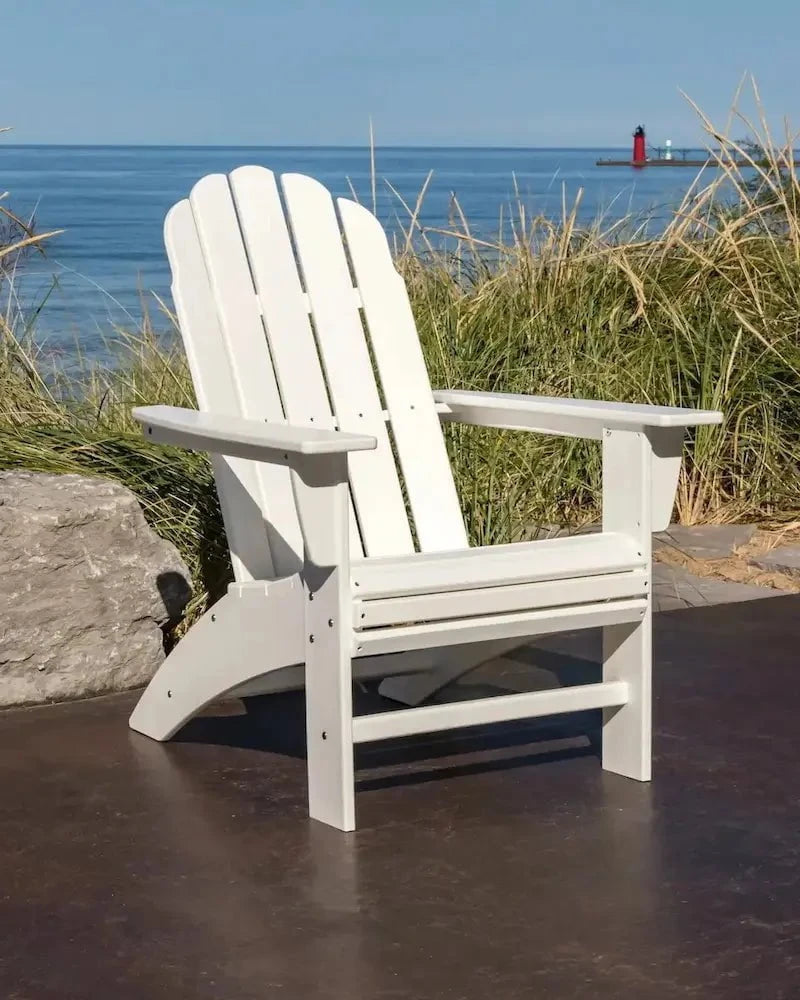 POLYWOOD Vineyard Curveback Adirondack Chair Outdoor Chairs