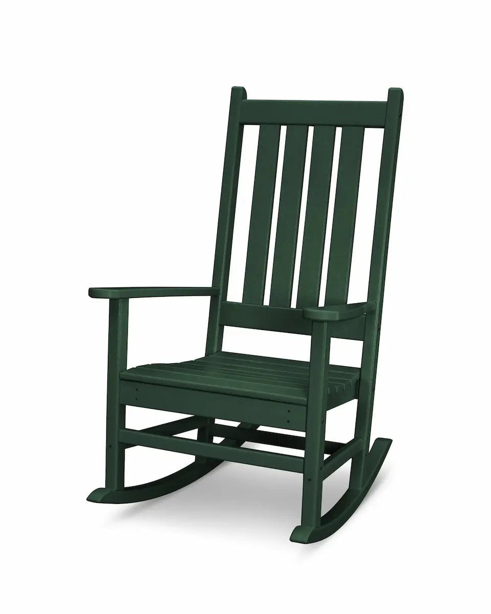 POLYWOOD Vineyard Porch Rocking Chair Outdoor Chairs Green 12031439