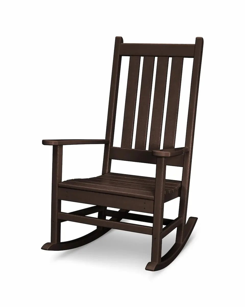 POLYWOOD Vineyard Porch Rocking Chair Outdoor Chairs Mahogany 12031440