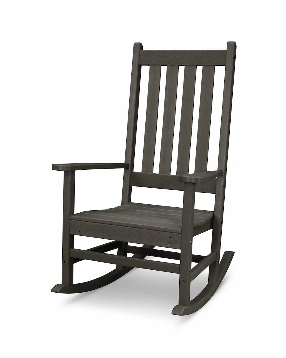 POLYWOOD Vineyard Porch Rocking Chair Outdoor Chairs Vintage Coffee 12031443