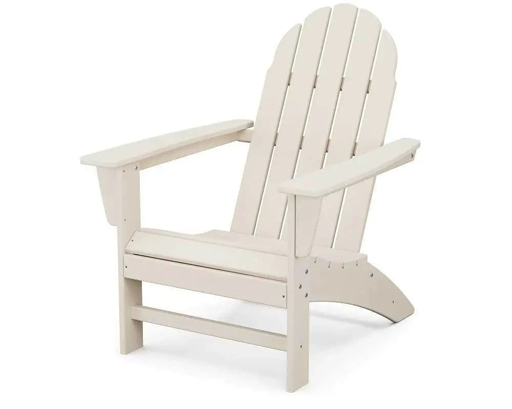 POLYWOOD Vineyard Straightback Adirondack Chair Outdoor Chairs Sand 12034371
