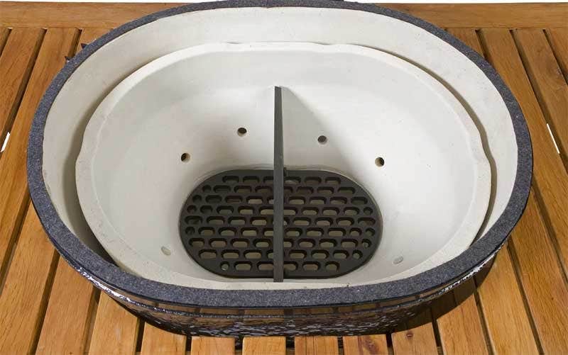 Primo Cast Iron Divider for Oval XL Kamado Grill