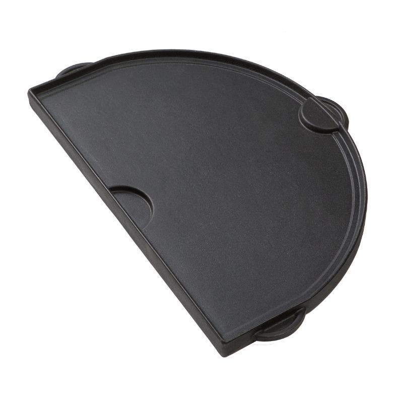 Primo Cast Iron Griddle for Oval JR 200, Flat and Grooved Sides Outdoor Grill Accessories 12039109