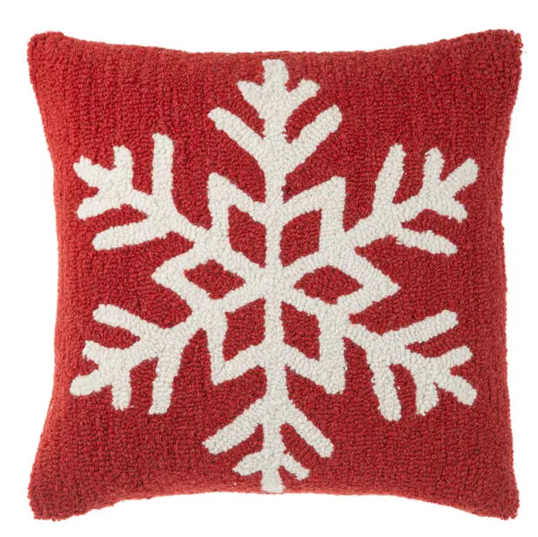 Punch Hook Snowflake Pillow Seasonal & Holiday Decor 12045040