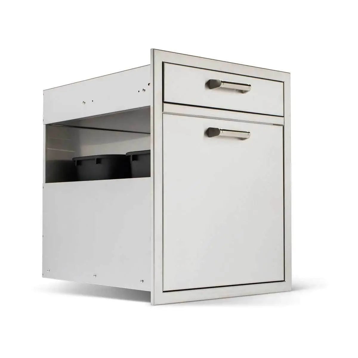 Quivira Trash and Recycle Rollout with Single Drawer Cabinets & Storage 12025667