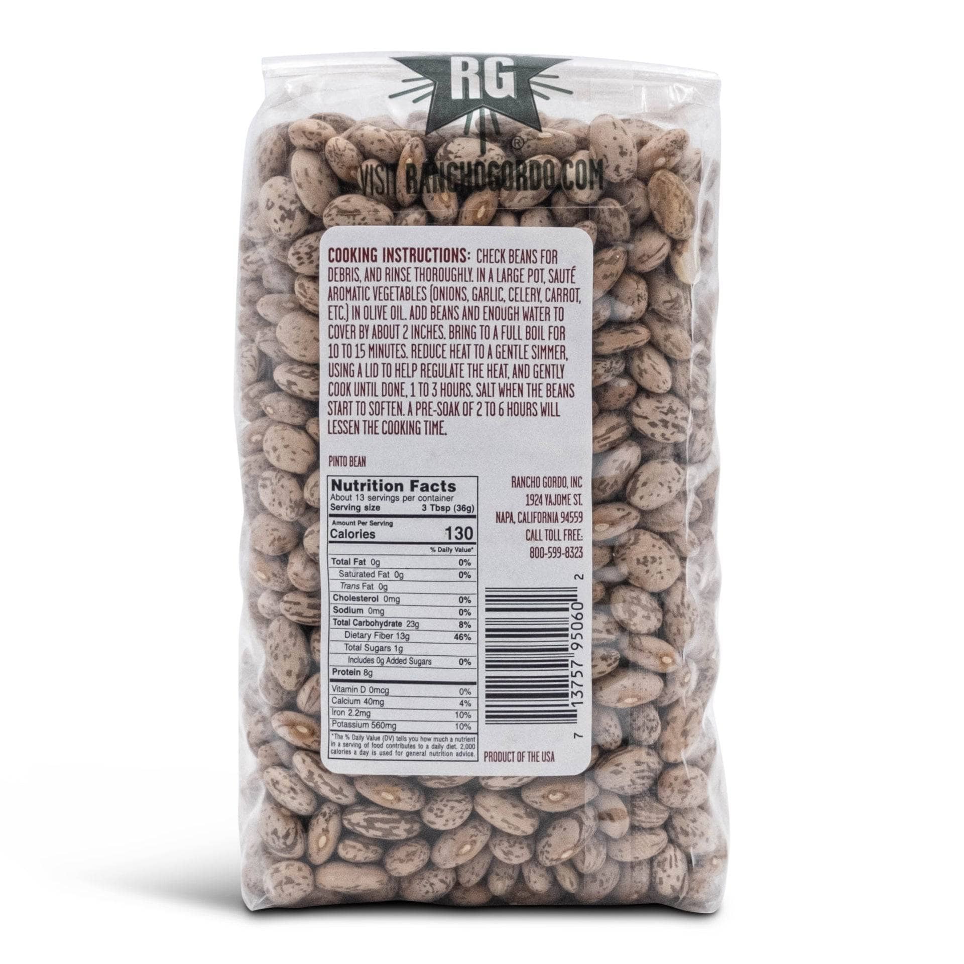 Rancho Gordo Dry Pinto Beans