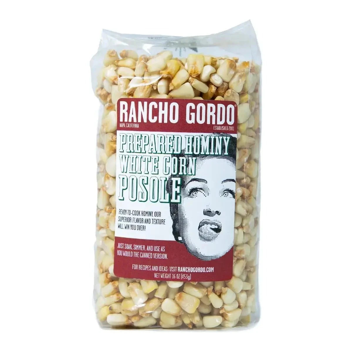 Rancho Gordo Posole Prepared Hominy Beans 12046240