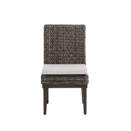 Ratana Boston Dining Side Chair with Cash Ash Cushions Outdoor Chairs 12034313
