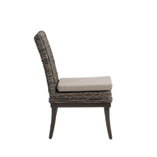 Ratana Boston Dining Side Chair with Cash Ash Cushions Outdoor Chairs 12034313