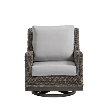 Ratana Boston Swivel Gliding Club Chair with Cash Ash Cushions Outdoor Seating 12034301