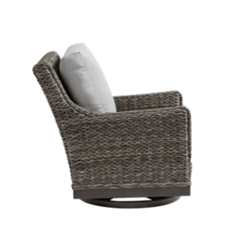 Ratana Boston Swivel Gliding Club Chair with Cash Ash Cushions Outdoor Seating 12034301