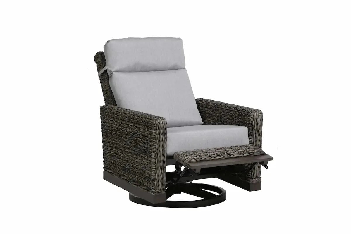 RataNa Ratana Boston Swivel Recliner with Cash Ash Cushions