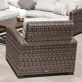 Ratana Coral Gables Club Chair with Switch Flax Cushions Outdoor Seating 12038938