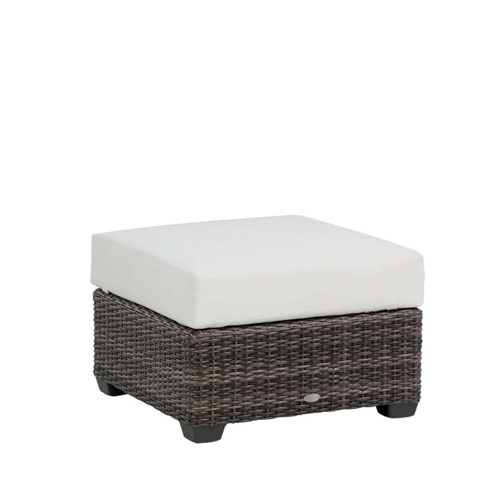 Ratana Coral Gables Ottoman with Switch Flax Cushion - Switch Out Cushion Minimalist Ottoman