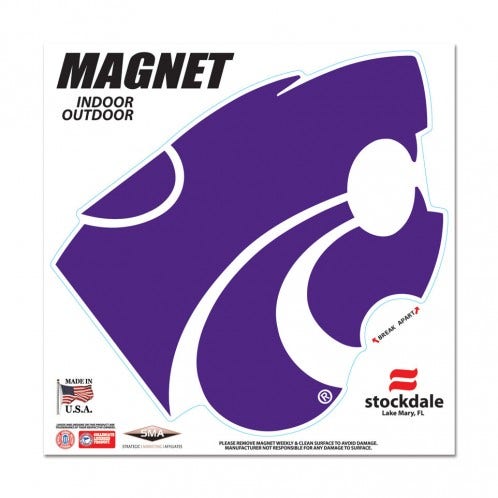 NCAA Teams Die-Cut Magnets Refrigerator Magnets Kansas State Wildcats 12033277