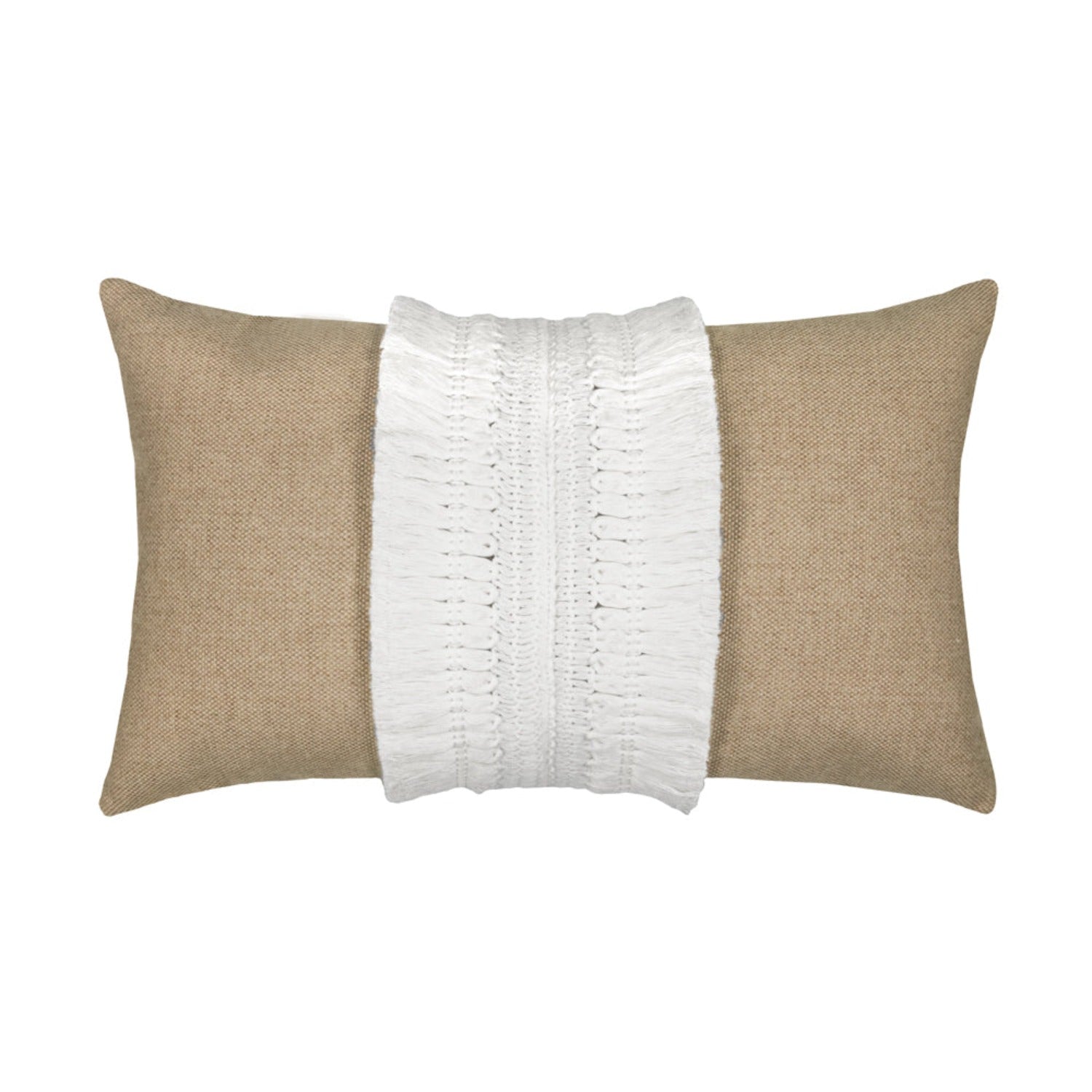SALE! Elaine Smith 12" x 20" Lumbar Outdoor Pillow - Gobi Sand - Polyester Fiber Fill Throw Pillows 12030997