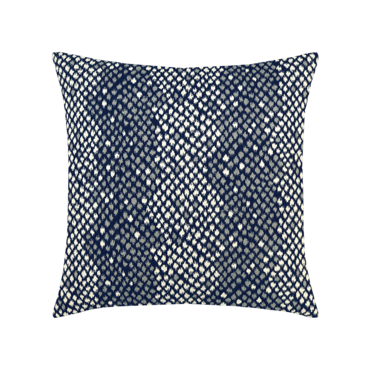 SALE! Elaine Smith 20 inch Square Outdoor Pillow - Python Midnight - Polyester Fiber Fill Throw Pillows 12030988