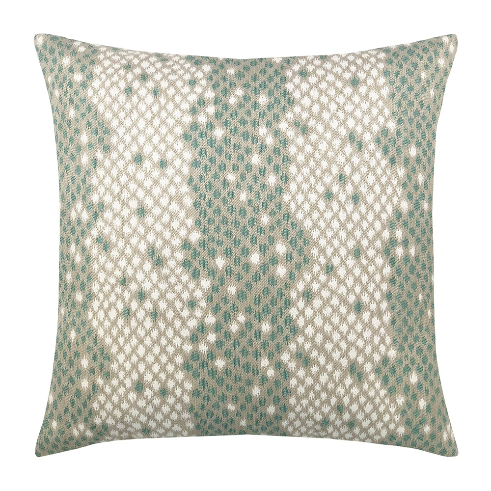 SALE! Elaine Smith 20x20 inch Square Outdoor Pillow - Python Spa  - Polyester Fiber Fill Throw Pillows 12032710