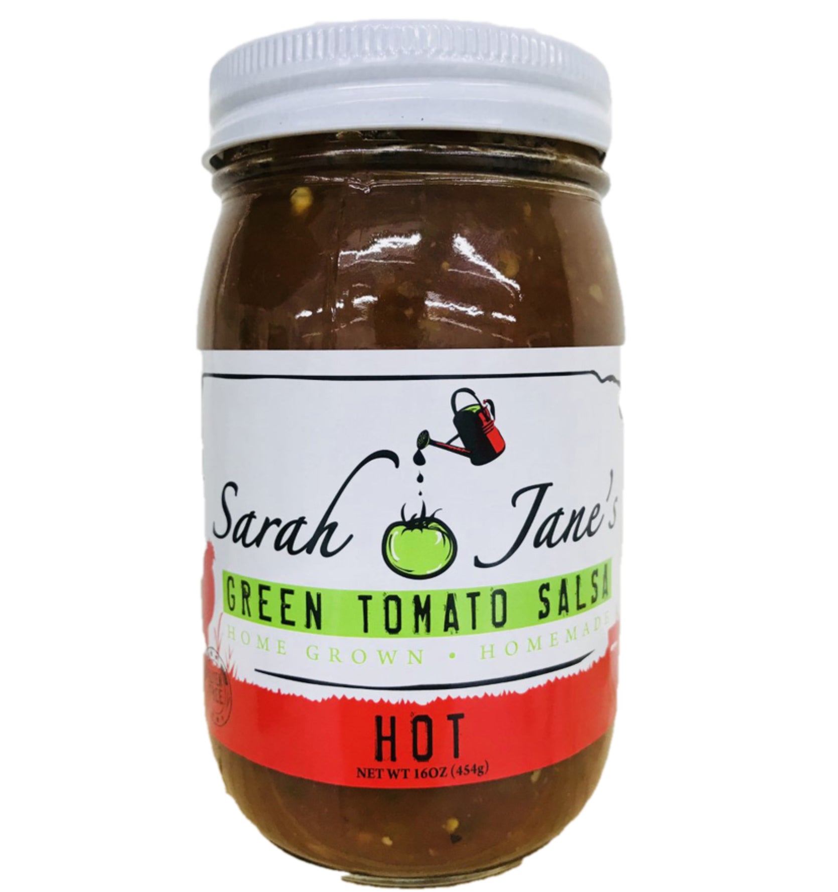 Sarah Jane Hot Green Tomato Salsa Salsa 12043743