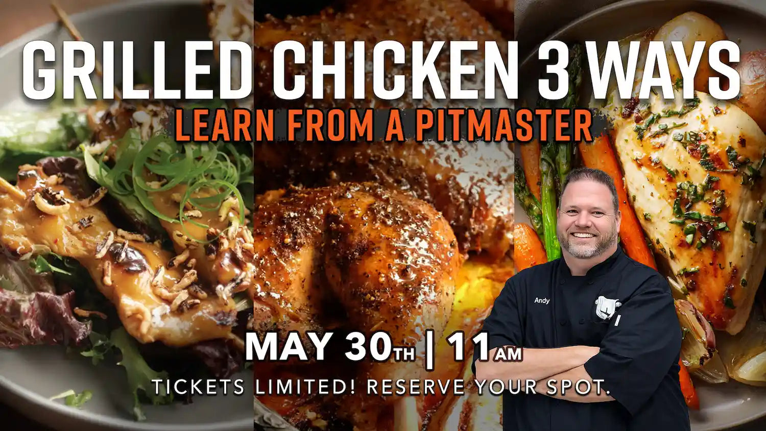 Saturday Class: Chicken Three Ways with Andy Groneman classes May 30th 2026 12045895