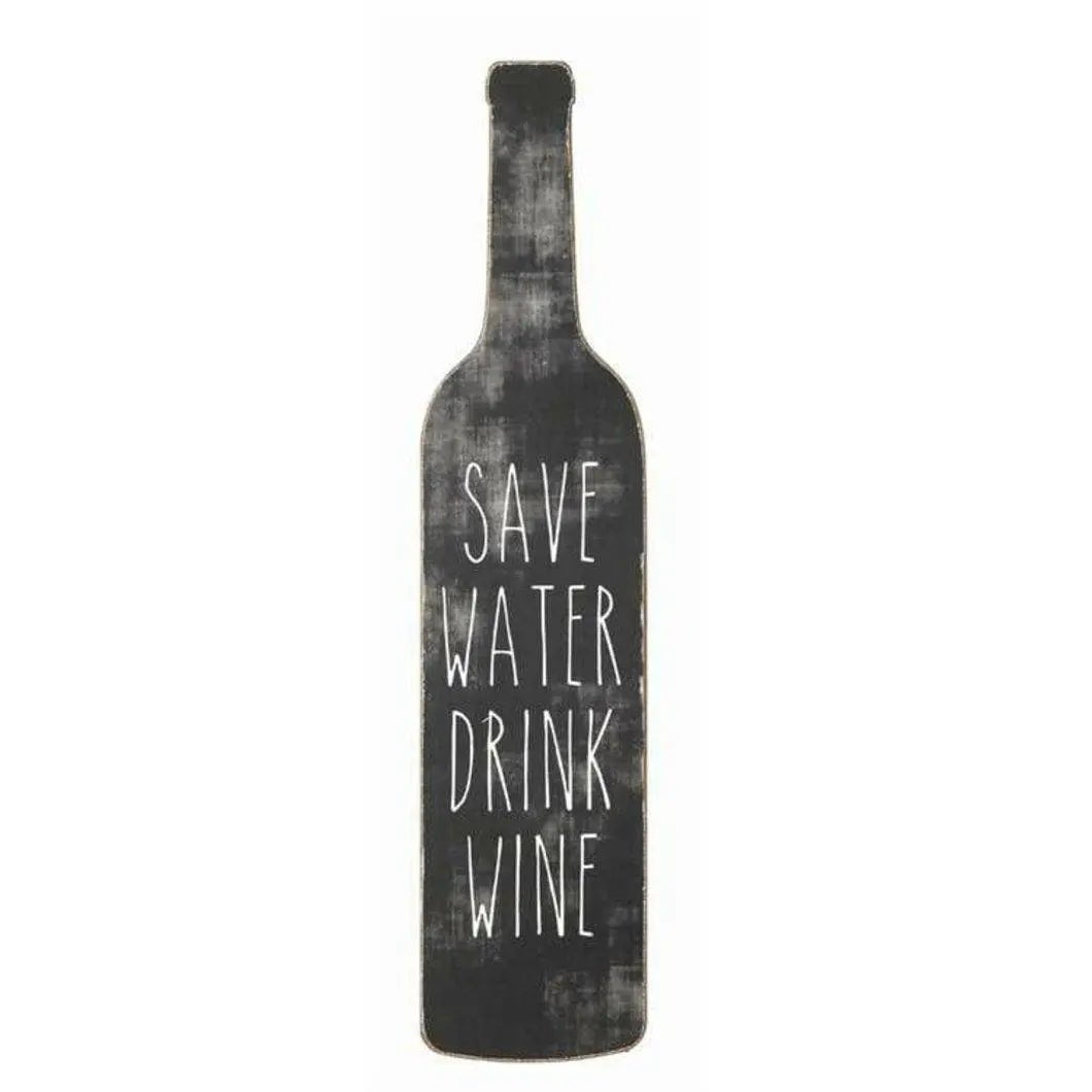 Save Water Drink Wine Wall Decor Decor 12033782