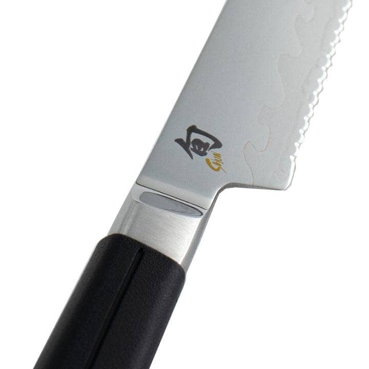 Shun Sora VB0705 Coltello Da Pane 23 Cm – Lama Seghettata In Acciaio VG10, Manico In Polimero, Fatto In Giappone - 3