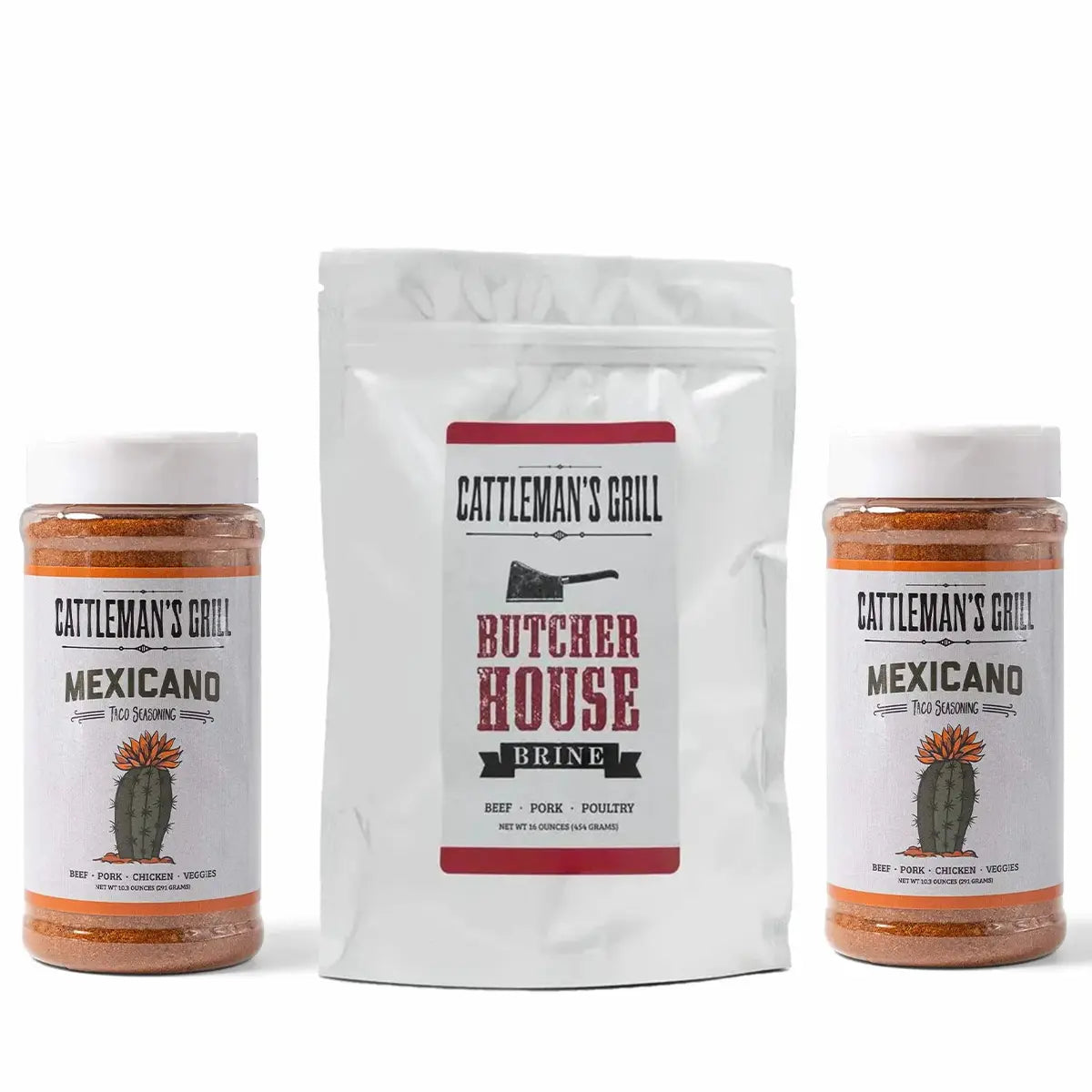 Smoky Chili Pulled Pork Kit Seasonings & Spices 10.3oz / 1 lb.