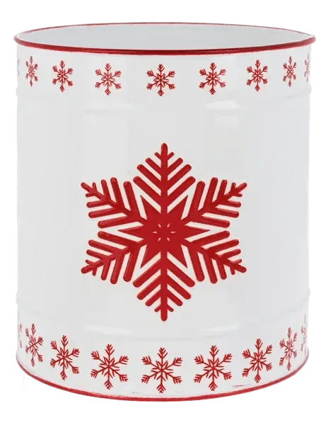 Snowflake Canister Seasonal & Holiday Decor Large 12045062