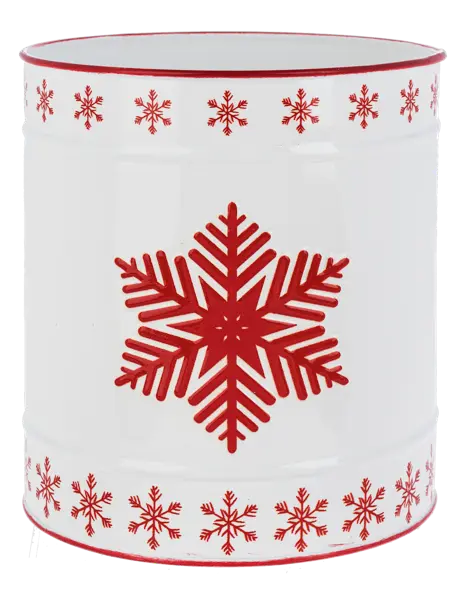 Snowflake Canister Seasonal & Holiday Decor Large 12045062