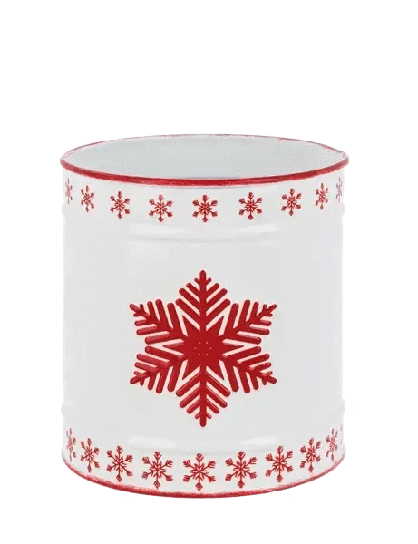 Snowflake Canister Seasonal & Holiday Decor Small 12045064