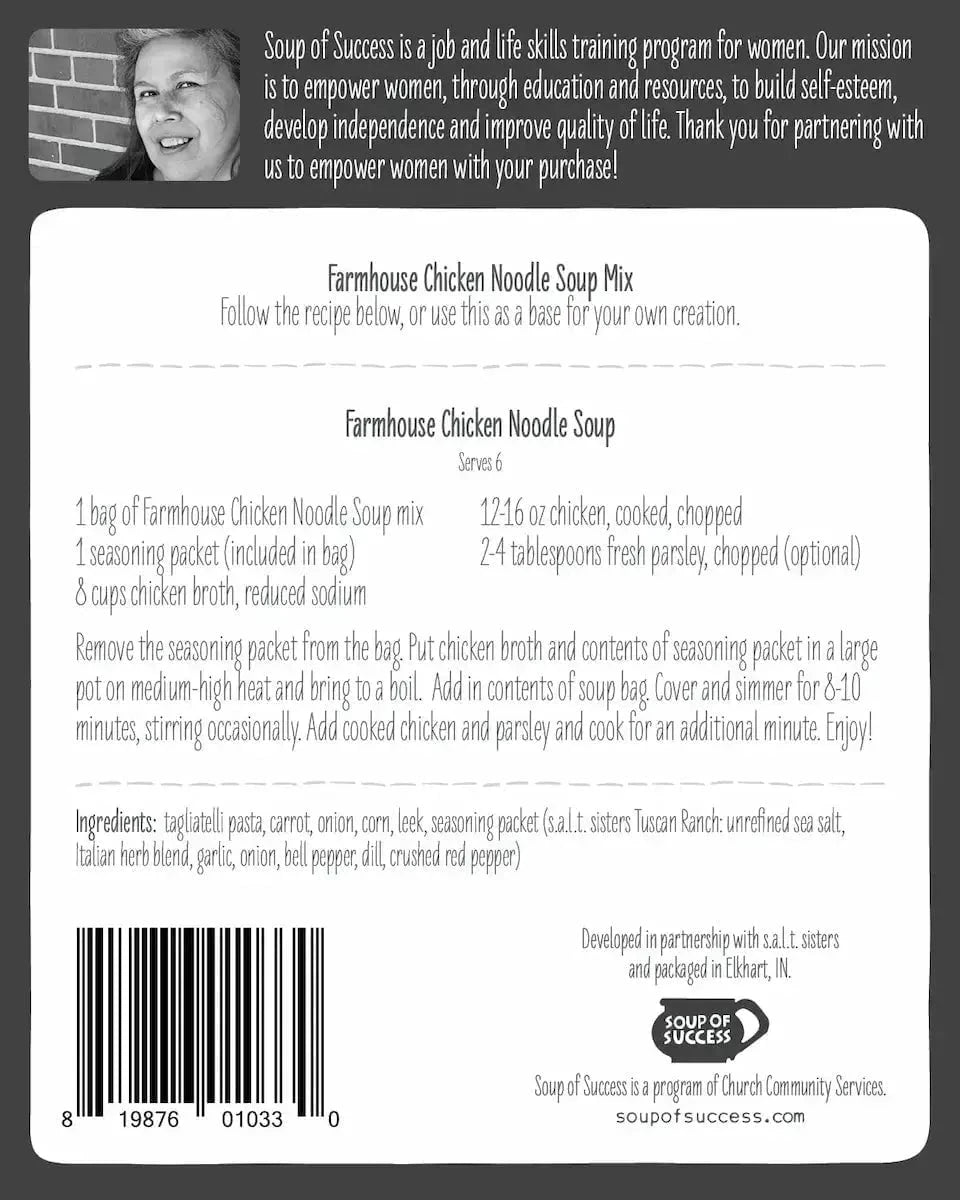 Soup of Success Farmhouse Chicken Noodle Soup Mix Soups & Broths 12041958