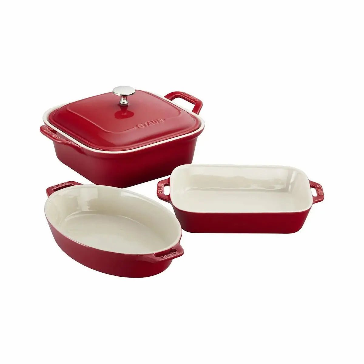 Staub 4pc Mixed Baking Dish Set Cookware